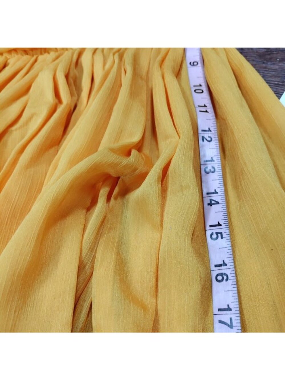 Miss Circle XXS Silk Pleated Corset Slit Maxi Dress Yellow Back In Style - Picture 9 of 15